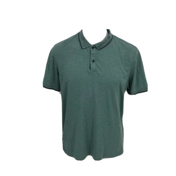 BANANA REPUBLIC LUXURY TOUCH PERFORMANCE POLO SHIRT TOP L - Picture 1 of 6